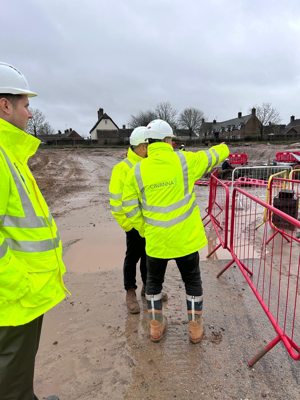 onsite at Cavanna Homes Building Site